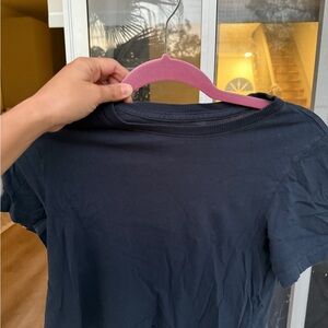 Set Active Navy Cropped Top